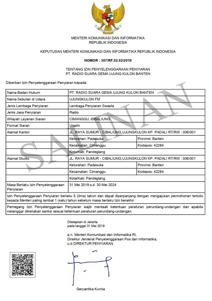 Surat_Ijin_Penyiaran_Radio_Ujungkulon_FM