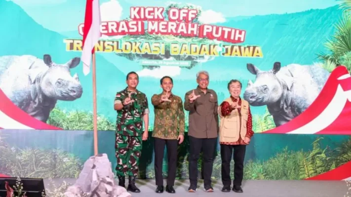 Ministry of Forestry to translocate Javan rhinos